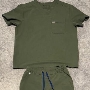 Figs Scrubs Leon Top Slim Tansen Jogger Pants Size Small